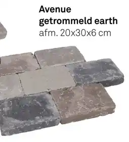Karwei Avenue getrommeld earth aanbieding