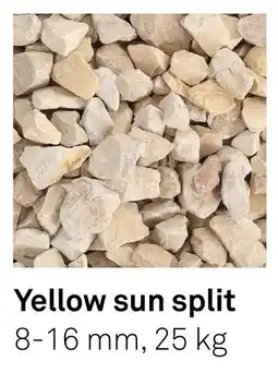 Karwei Yellow sun split 8-16 mm aanbieding