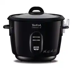 Bol.com Tefal Classic RK1028 - Rijstkoker - 1 L - 6 Kopjes - Automatische Warmhoudfunctie - Zwart aanbieding