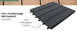 Karwei Tuin en Balkontegel HKC houtnerf aanbieding