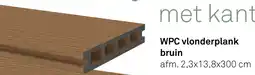 Karwei WPC vlonderplank bruin aanbieding