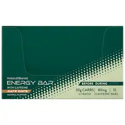 Holland & Barrett 1+1 gratis | Holland & Barrett Energy Bar Caffeine Date Oats Box - 12 x 48g aanbieding