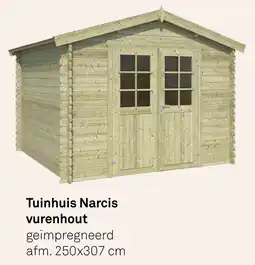 Karwei Tuinhuis Narcis vurenhout aanbieding