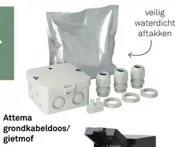Karwei Attema Grondkabeldoos / Gietmof aanbieding