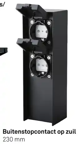 Karwei Buitenstopcontact op Zuil aanbieding