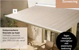 Karwei Knikarmscherm Staccato op Maat aanbieding