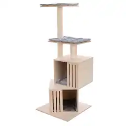 Zooplus Natural Paradise Krabpaal Silene lichtgrijs voor katten aanbieding