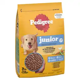 Zooplus 3 kg Pedigree Junior Gevogelte & Groente hondenvoer droog aanbieding