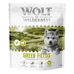Zooplus Wolf of Wilderness Junior Green Fields Lam - graanvrij - 1 kg: nieuw Receptuur aanbieding