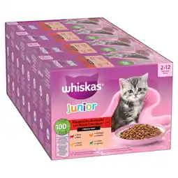 Zooplus 48 x 85 g Junior Klassieke selectie in saus Whiskas Kattenvoer aanbieding