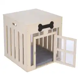 Zooplus Modern Living Binnenhondenkooi Borlänge L 58,5 x B 58,5 x H 64 cm hond aanbieding