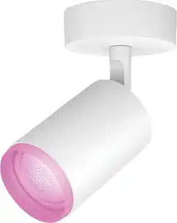 Coolblue Philips Hue Fugato Opbouwspot White and Color - Wit - 1-spot aanbieding