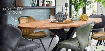 Pronto wonen Eettafel Romaro Ovaal aanbieding