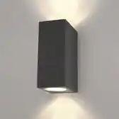 Bol.com Ledvion - LED Wandlamp Antraciet - GU10 - IP54 aanbieding