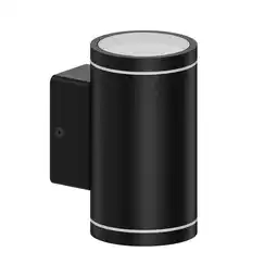 Bol.com Calex Smart Outdoor LED Buitenlamp - Slimme Up & Down Wandlamp - RGB en Warm Wit Licht - 4W - Zwart aanbieding