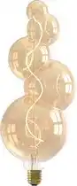 Bol.com Calex Alicante XXL Goud - E27 LED Lamp - Filament Lichtbron Dimbaar - 4W - Warm Wit Licht aanbieding