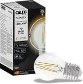 Bol.com Calex Slimme LED Lamp - Filament - P45 Helder - E27 - 4.9W - CCT aanbieding