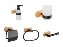 Lidl Wenko Turbo-Loc badkamer accessoires Orea Bamboo aanbieding