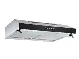 Lidl Respekta Onderbouw afzuigkap met glasscherm Lili of Tilla - 60 cm (Zilver/zwart, Breedte: 60cm) aanbieding