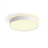 Bol.com Philips Hue Enrave plafondlamp - warm tot koelwit licht - wit - 42cm - 1 dimmer switch aanbieding
