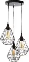 Bol.com Atmosphera Industriële Hanglamp ZWART aanbieding