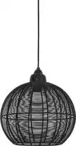 Bol.com Light & Living Hanglamp Milla - Zwart - Ø32cm - Modern - Hanglampen Eetkamer, Slaapkamer, Woonkamer aanbieding