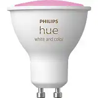 Bol.com Philips Hue Slimme Lichtbron GU10 Spot - wit en gekleurd licht - 5,7W - Bluetooth aanbieding
