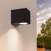 Bol.com Ledvion - LED Wandlamp San Diego - GU10 - IP54 - Zwart aanbieding