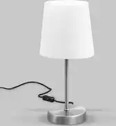 Bol.com B.K.Licht - Klassieke Tafellamp - witte bedlamp - excl. E14 lichtbron aanbieding
