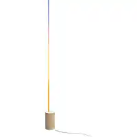 Bol.com Philips Hue gradient Signe vloerlamp - wit en gekleurd licht - houtkleurig aanbieding