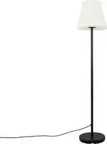 Bol.com QAZQA virginia - Design Vloerlamp | Staande Lamp - 1 lichts - H 150 cm - Zwart - Buitenverlichting aanbieding