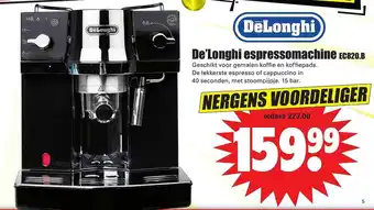 Dirk De'Longhi Espressomachine EC820.B aanbieding