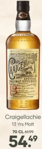 Mitra Craigellachie 13 Yrs Malt aanbieding
