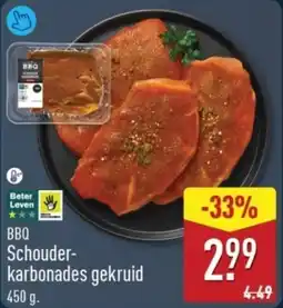 ALDI BBQ Schouderkarbonades Gekruid aanbieding