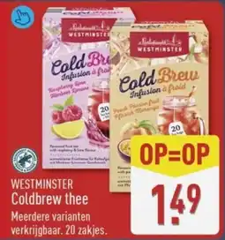 ALDI Westminster Coldbrew Thee aanbieding