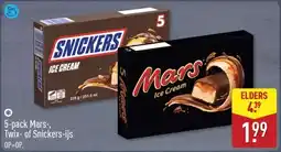 ALDI Mars-, Twix of Snickers Ijs aanbieding