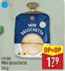 ALDI Cucina Mini-bruschetta aanbieding
