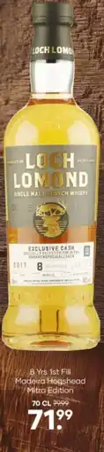 Mitra Loch Lomond 8 Yrs 1st Fill Madeira Hogshead Mitra Edition aanbieding