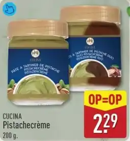 ALDI Cucina Pistachecrème aanbieding