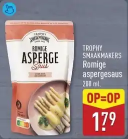 ALDI Trophy Smaakmakers Romige Aspergesaus aanbieding