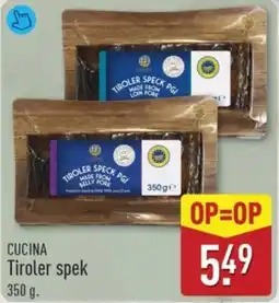 ALDI Cucina Tiroler Spek aanbieding