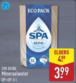 ALDI Spa Mineraalwater aanbieding