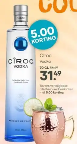Mitra Ciroc vodka aanbieding