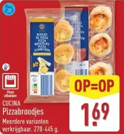 ALDI Cucina Pizzabroodjes aanbieding