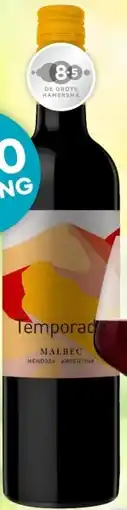 Mitra Temporada Malbec aanbieding