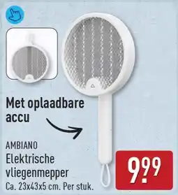 ALDI Ambiano Elektrische vliegenmepper aanbieding