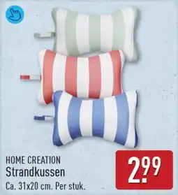 ALDI Home creation Strandkussen aanbieding