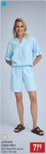 ALDI Up2fashion Linnen Short aanbieding