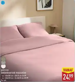 ALDI Novitesse Dekbedovertrek Mousseline aanbieding