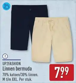 ALDI Up2fashion Linnen Bermuda aanbieding